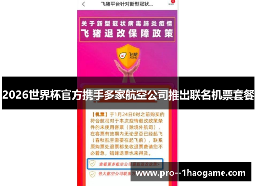 2026世界杯官方携手多家航空公司推出联名机票套餐 2026世界杯官方携手多家航空公司推出联名机票套餐